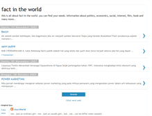 Tablet Screenshot of factintheworld.blogspot.com