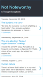Mobile Screenshot of notnoteworthy.blogspot.com