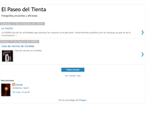 Tablet Screenshot of elpaseodeltienta.blogspot.com
