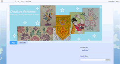 Desktop Screenshot of creative-patterns.blogspot.com