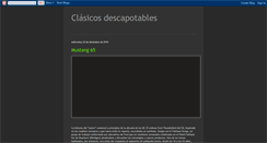 Desktop Screenshot of clasicosconvertibles.blogspot.com