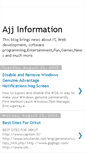 Mobile Screenshot of ajjinfo.blogspot.com