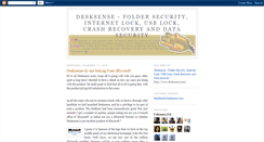 Desktop Screenshot of desksense.blogspot.com
