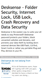 Mobile Screenshot of desksense.blogspot.com