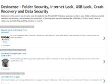 Tablet Screenshot of desksense.blogspot.com