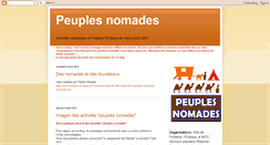 Desktop Screenshot of peuplesnomades.blogspot.com