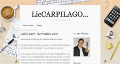 Desktop Screenshot of liccarpilago.blogspot.com