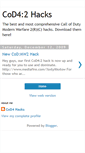 Mobile Screenshot of call-of-duty-mw2-hacks.blogspot.com