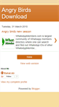 Mobile Screenshot of angrybirdsdownload.blogspot.com