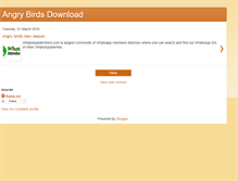 Tablet Screenshot of angrybirdsdownload.blogspot.com