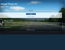 Tablet Screenshot of abigailphotoart.blogspot.com