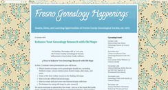 Desktop Screenshot of fresnogenealogy.blogspot.com