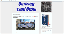 Desktop Screenshot of corazontxuriurdin.blogspot.com