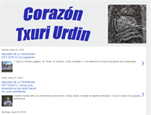 Tablet Screenshot of corazontxuriurdin.blogspot.com