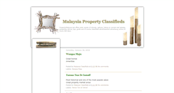 Desktop Screenshot of malaysia-property-classifieds.blogspot.com