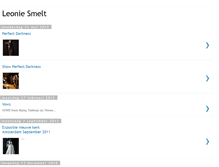 Tablet Screenshot of leoniesmelt.blogspot.com