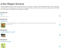 Tablet Screenshot of a-new-elegant-universe.blogspot.com
