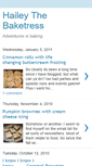 Mobile Screenshot of haileythebaketress.blogspot.com