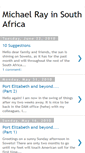 Mobile Screenshot of michaelinsouthafrica.blogspot.com