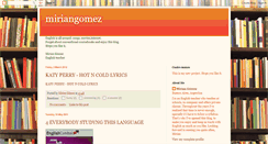 Desktop Screenshot of miriangomez.blogspot.com