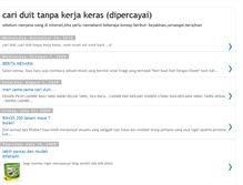 Tablet Screenshot of kerja-senang-duit-datang.blogspot.com