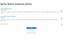 Tablet Screenshot of beritaindonesiaterkini.blogspot.com