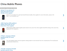 Tablet Screenshot of china-mobile-phones.blogspot.com