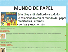 Tablet Screenshot of papelytijeraycuentos.blogspot.com