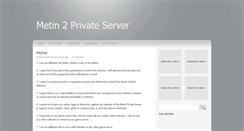 Desktop Screenshot of metinprivateserver.blogspot.com