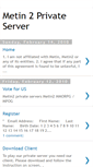 Mobile Screenshot of metinprivateserver.blogspot.com
