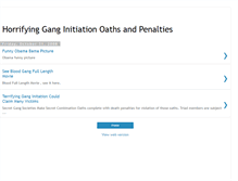 Tablet Screenshot of ganginitation.blogspot.com