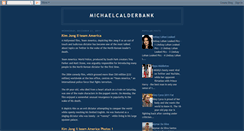 Desktop Screenshot of michaelcalderbank.blogspot.com