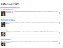 Tablet Screenshot of michaelcalderbank.blogspot.com