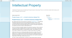 Desktop Screenshot of intellectualpropertylawfirm.blogspot.com