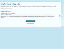 Tablet Screenshot of intellectualpropertylawfirm.blogspot.com