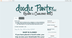 Desktop Screenshot of doodlepantryblog.blogspot.com