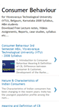 Mobile Screenshot of consumerbehaviour4vtu.blogspot.com
