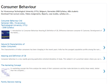 Tablet Screenshot of consumerbehaviour4vtu.blogspot.com