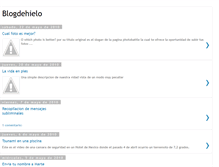 Tablet Screenshot of blogdehielo.blogspot.com