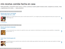 Tablet Screenshot of misrecetascomidahechaencasa.blogspot.com