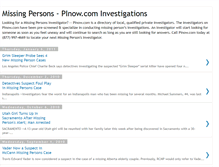 Tablet Screenshot of missingpersons-investigations.blogspot.com