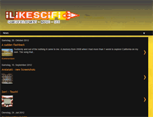 Tablet Screenshot of ilikescifi.blogspot.com