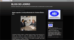 Desktop Screenshot of blogdojorro.blogspot.com