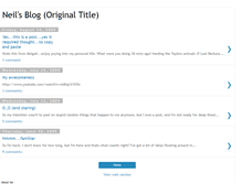 Tablet Screenshot of neilsblog09.blogspot.com