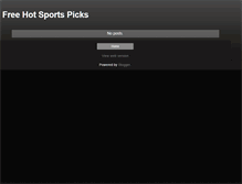 Tablet Screenshot of hotfreesportspicks.blogspot.com