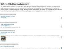 Tablet Screenshot of bds4x4outbackadventure.blogspot.com