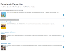 Tablet Screenshot of escueladeexpresion.blogspot.com