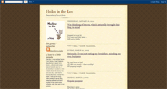 Desktop Screenshot of haikuintheloo.blogspot.com
