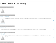 Tablet Screenshot of iheartstelladot.blogspot.com