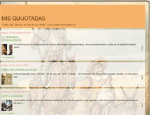 Tablet Screenshot of misquijotadas.blogspot.com